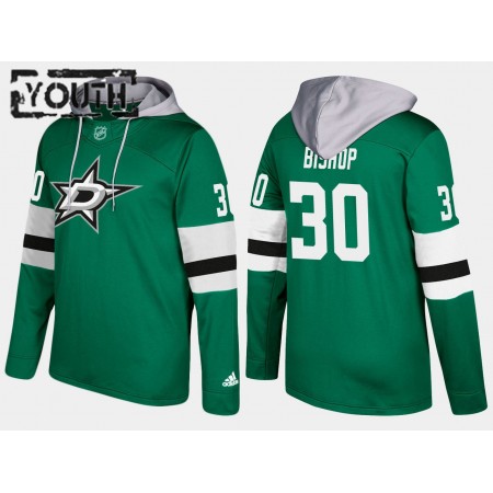 Dallas Stars Ben Bishop 30 N001 Pullover Mikiny Hooded - Dětské 